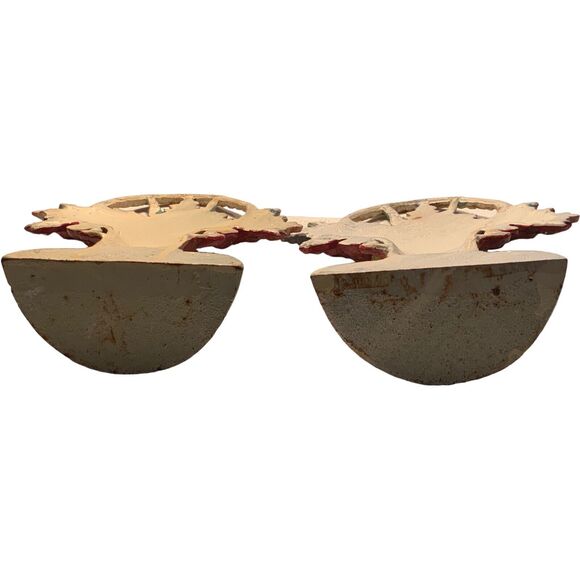 VTG Midwest Importers of Cannon Falls BASKET OF FLOWERS 8" Doorstop Cast Iron - Picture 7 of 9